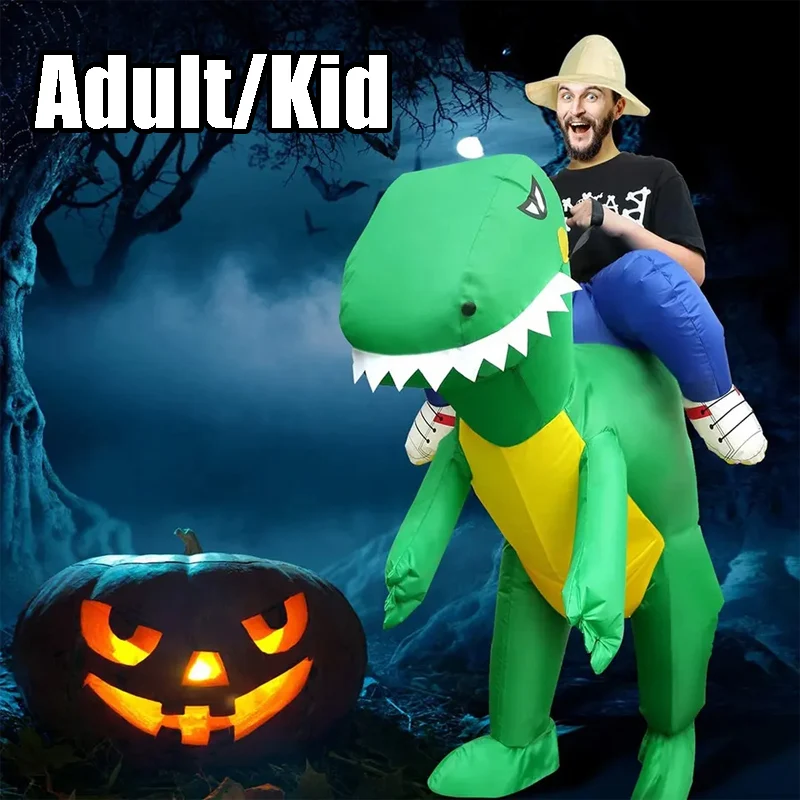 Adult Inflatable Dinosaur Rider Suit Giant Brachiosaurus Halloween Costume Washable Reusable Halloween Party Attire
Adult Inflatable Dinosaur Rider Suit Giant Brachiosaurus Halloween Costume Washable Reusable Halloween Party Attire