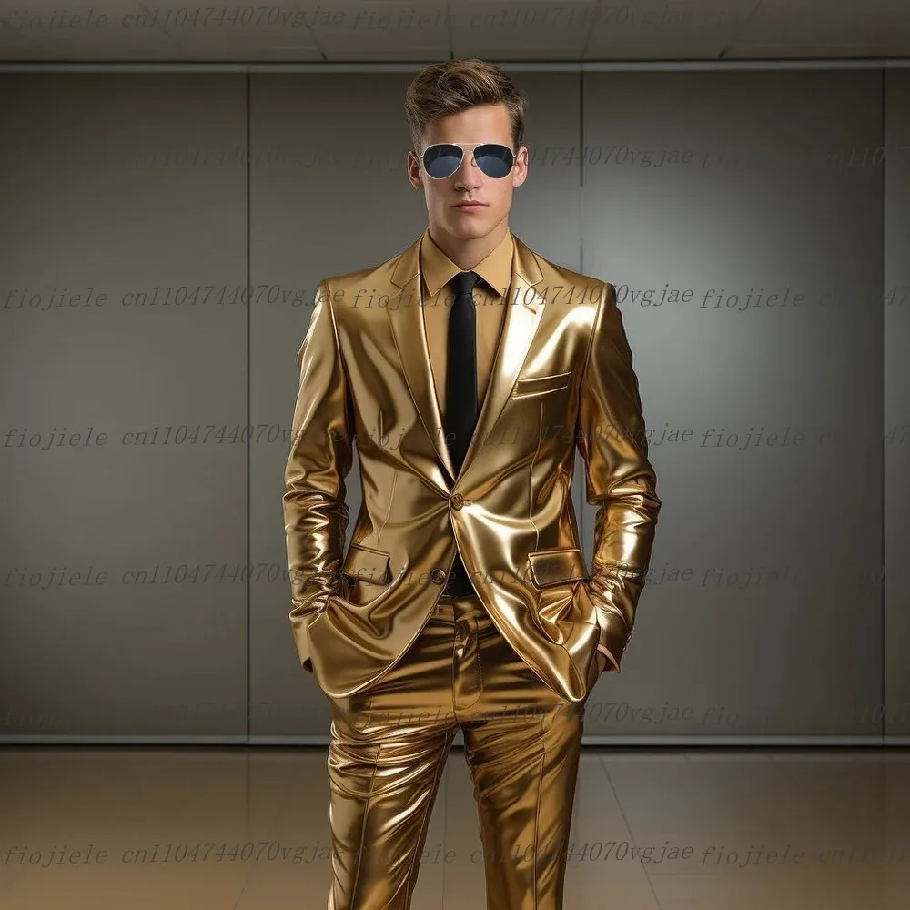 Новый золотистый кожаный мужской костюм для свадьбы, вечеринки, торжественных мероприятий, для жениха и шафера, мужской смокинг, индивидуальный пошив, комплект из 2 предметов: пиджак и брюки
Новый золотистый кожаный мужской костюм для свадьбы, вечеринки, торжественных мероприятий, для жениха и шафера, мужской смокинг, индивидуальный пошив, комплект из 2 предметов: пиджак и брюки