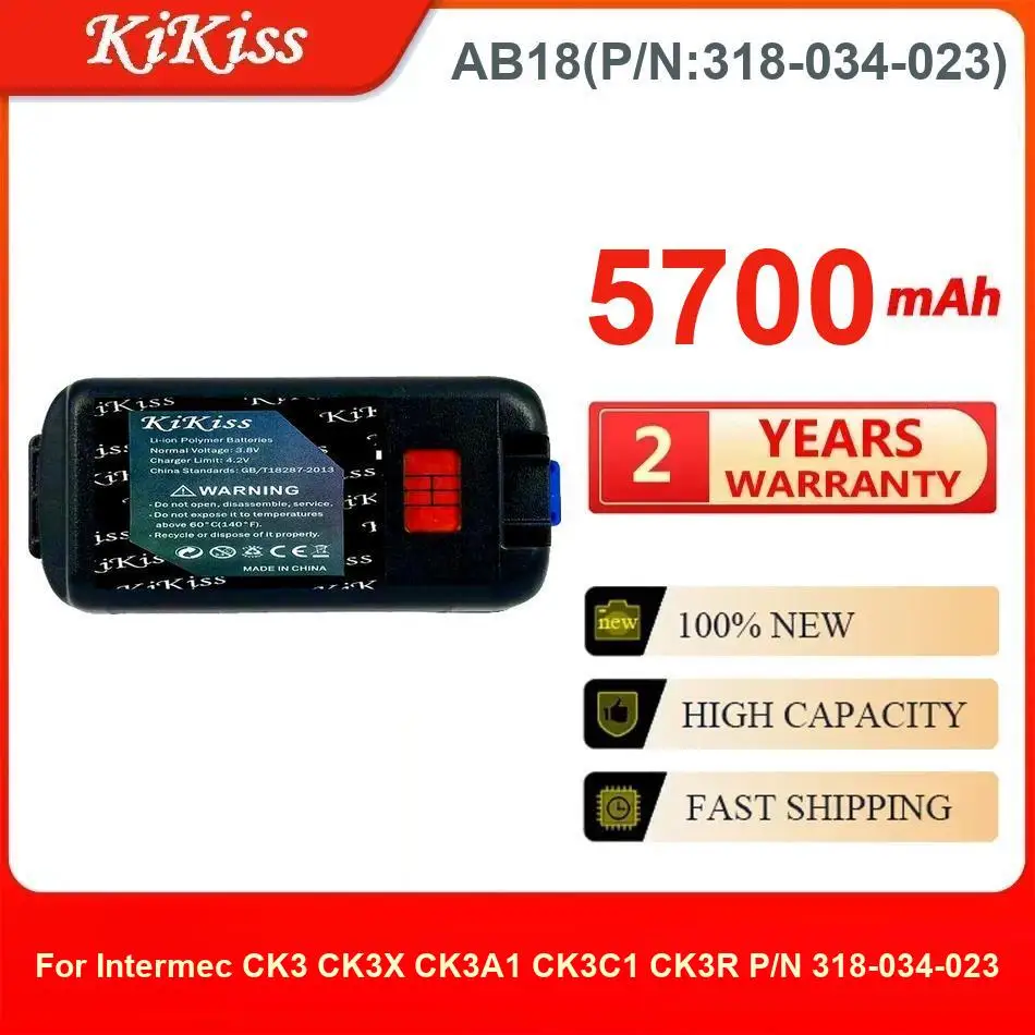 Аккумулятор AB18 P N:318-034-023 5700 мАч для Intermec CK3 CK3X CK3A CK3A1 CK3C1 CK3R N 318-034-023
Аккумулятор AB18 P N:318-034-023 5700 мАч для Intermec CK3 CK3X CK3A CK3A1 CK3C1 CK3R N 318-034-023