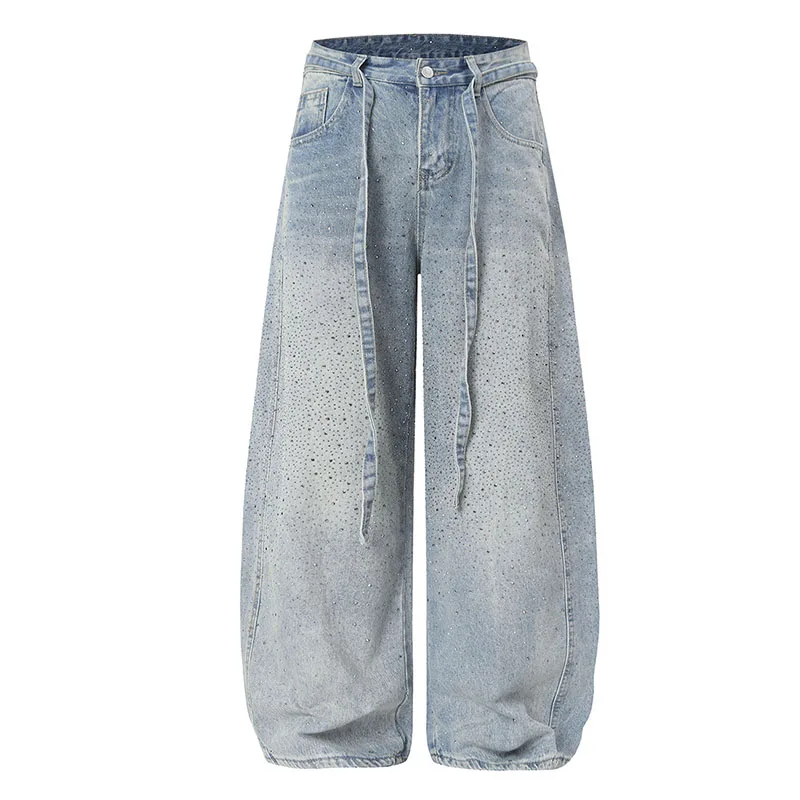 Hip Hop Blue Vintage Wide Leg Jeans Pants Loose Streetwear Printed Denim Trousers For Male
Hip Hop Blue Vintage Wide Leg Jeans Pants Loose Streetwear Printed Denim Trousers For Male