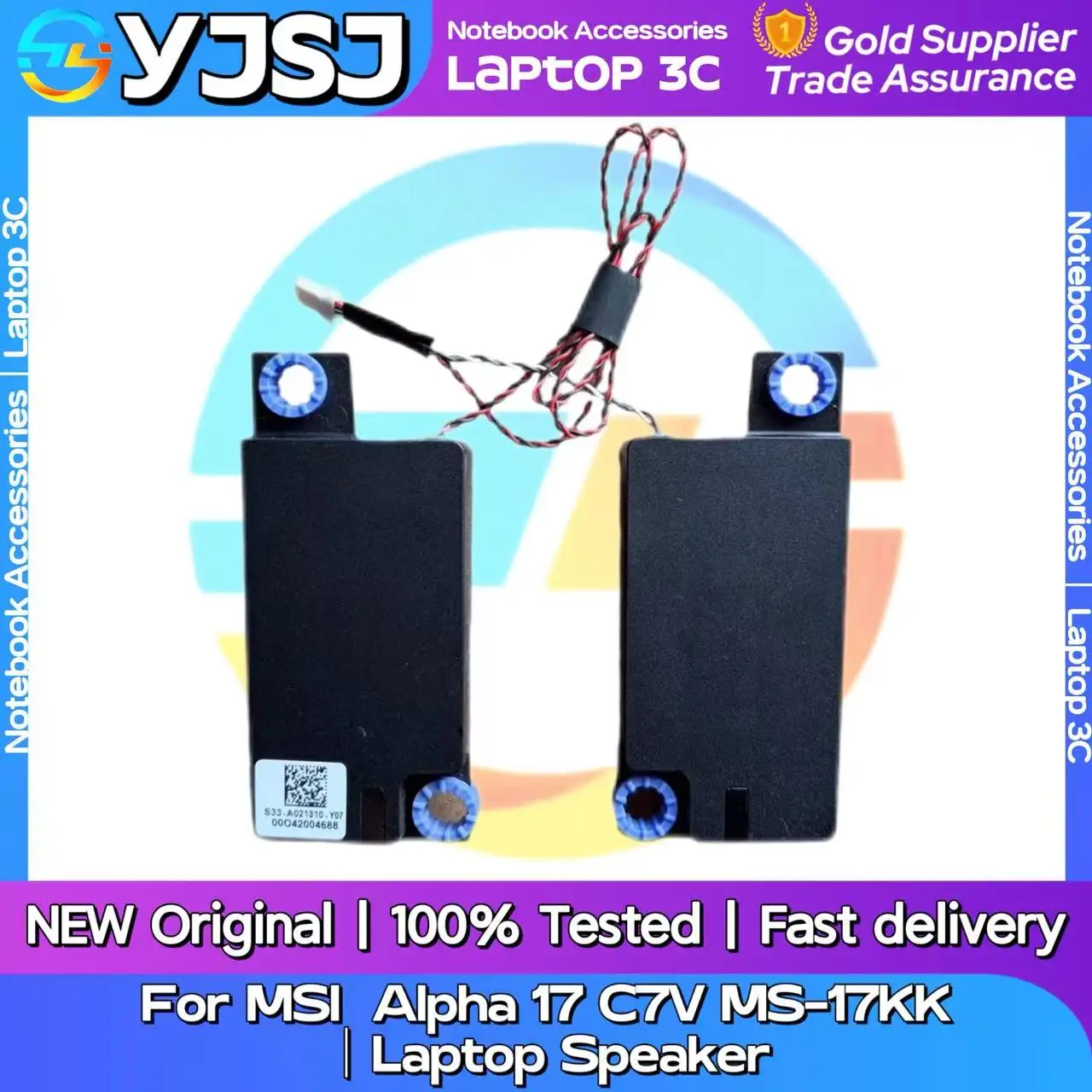 Новый оригинальный аудиодинамик для ноутбука MSI Alpha 17 C7V MS-17KK, встроенный динамик, аудиосистема
Новый оригинальный аудиодинамик для ноутбука MSI Alpha 17 C7V MS-17KK, встроенный динамик, аудиосистема