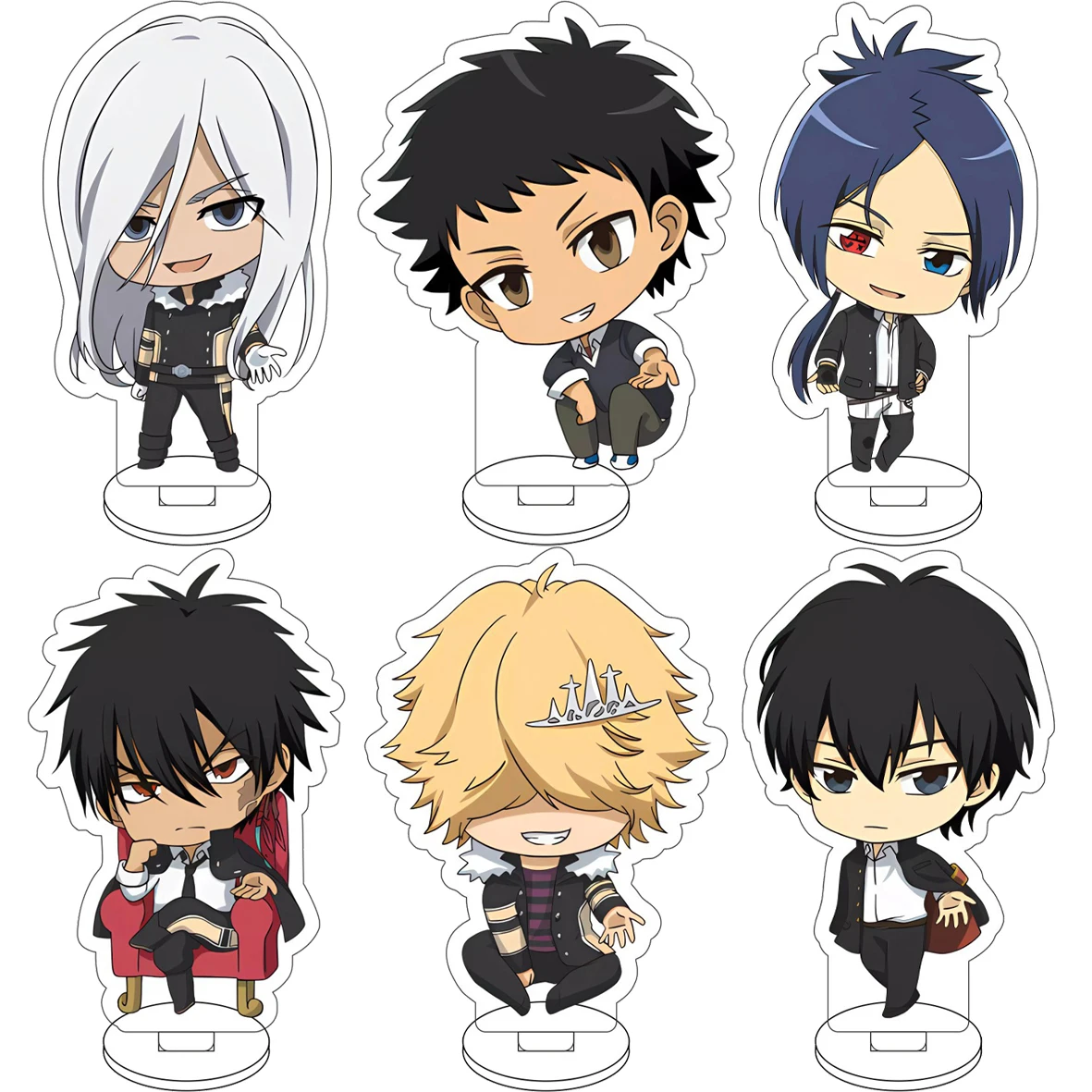 10CM Anime Hitman Reborn! Cos Sawada Tsunayoshi Gokudera Hayato Ranbo Hibari Kyoya Figure Acrylic Stand Cute Ornaments Gifts
10CM Anime Hitman Reborn! Cos Sawada Tsunayoshi Gokudera Hayato Ranbo Hibari Kyoya Figure Acrylic Stand Cute Ornaments Gifts
