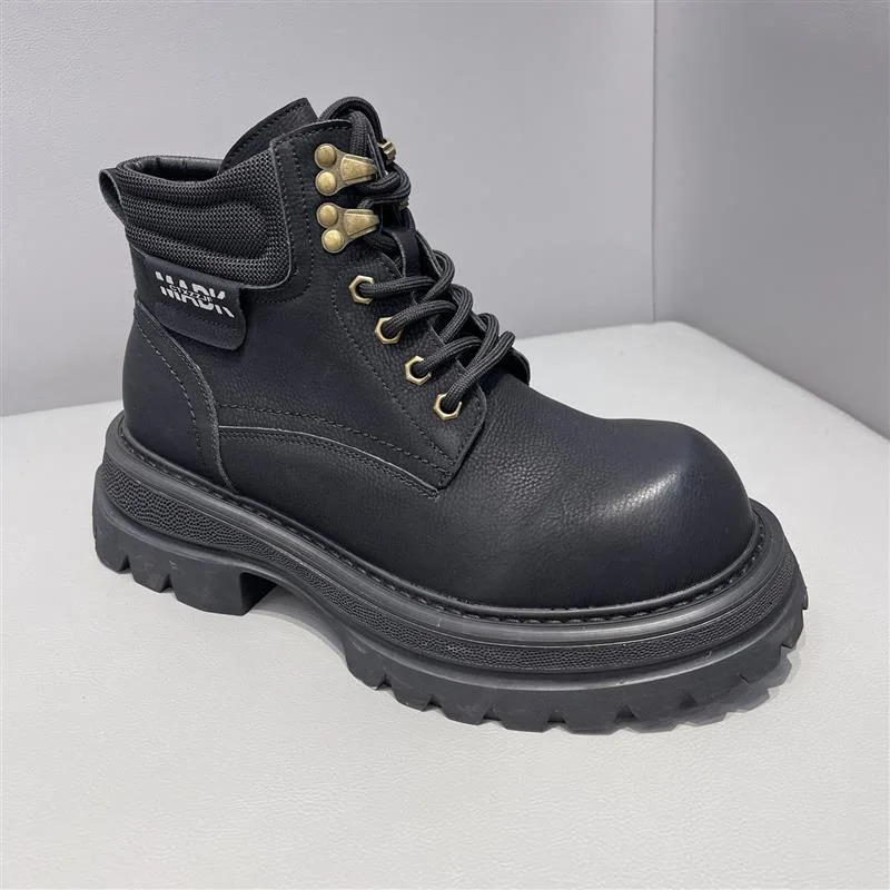 Classic Lace-Up Men's Sneakers Leather Men New Arrival Winter High Top Boots for Men Fashion Motorcycle Boots Men Casual Shoes
Classic Lace-Up Men's Sneakers Leather Men New Arrival Winter High Top Boots for Men Fashion Motorcycle Boots Men Casual Shoes