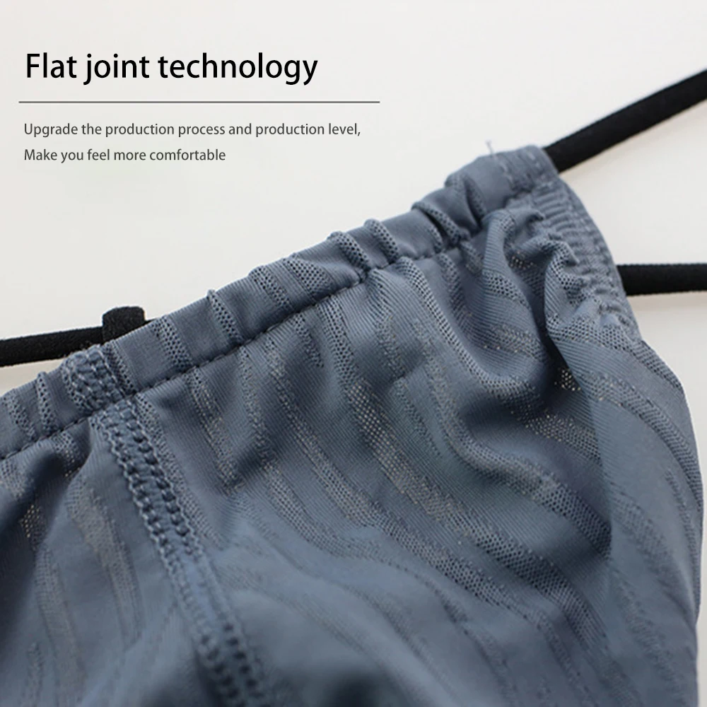 Leaky hips Men's underwear Corrugated Low waist Personality Polyamide Ripple Sexy Sissy Slim pants Thong Breathable
Leaky hips Men's underwear Corrugated Low waist Personality Polyamide Ripple Sexy Sissy Slim pants Thong Breathable