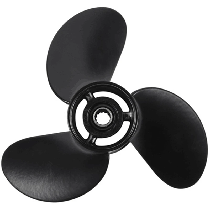 8-9.8HP 3 Blades 3B2W64517-1 8.5X9 Outboard Propeller Boat For Tohatsu Nissan Mercury 12 Spline Tooths Black Accessories
8-9.8HP 3 Blades 3B2W64517-1 8.5X9 Outboard Propeller Boat For Tohatsu Nissan Mercury 12 Spline Tooths Black Accessories