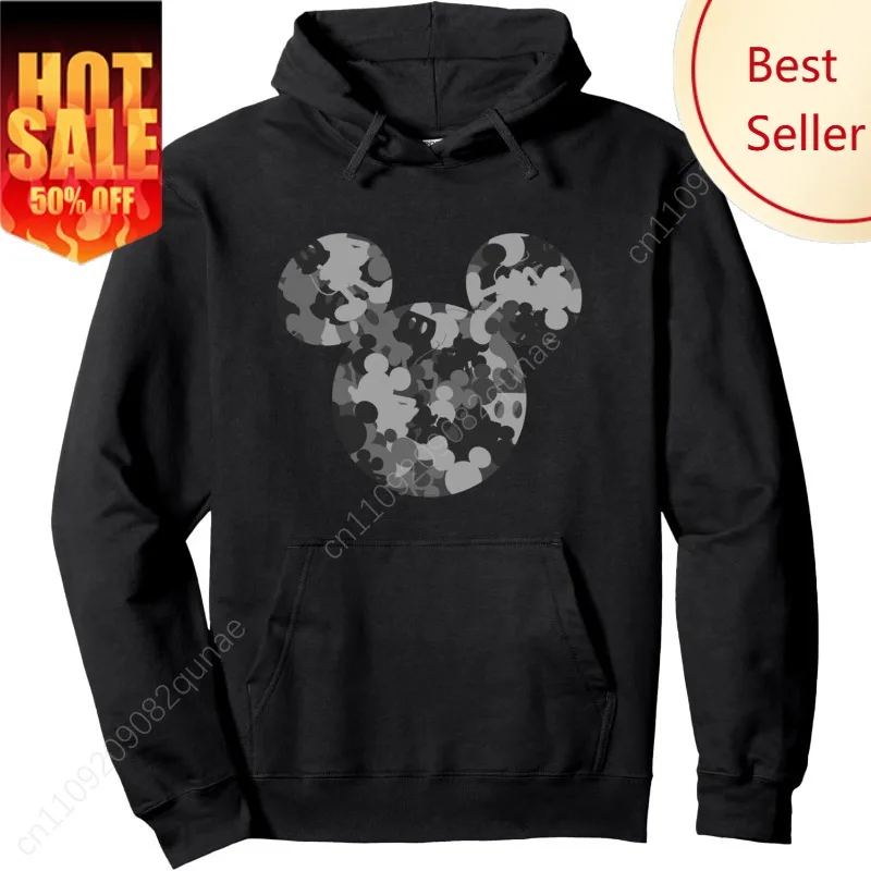 Disney Mickey Camo Gray Pullover Hoodie
Disney Mickey Camo Gray Pullover Hoodie