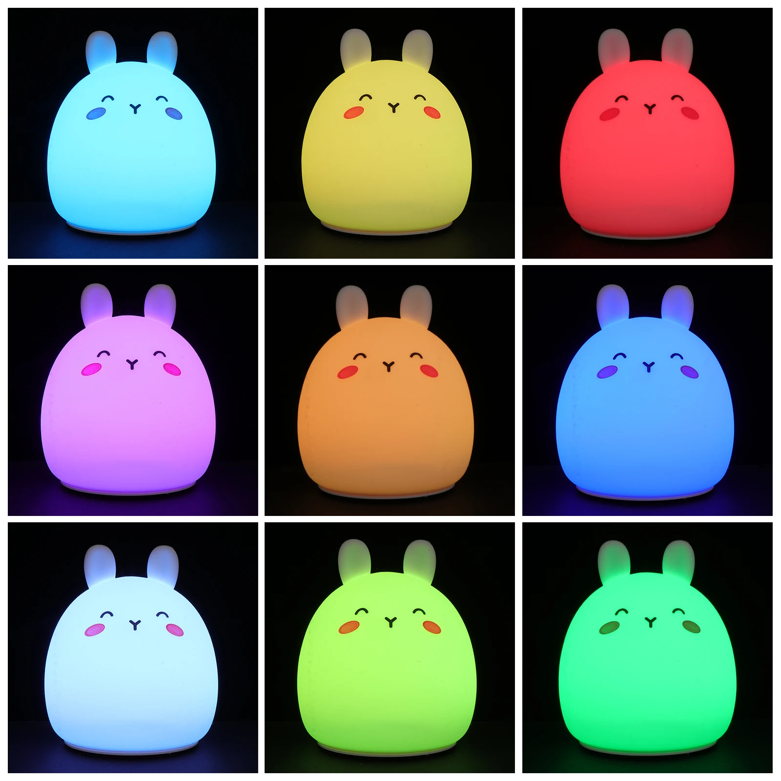 1 pc Rabbit Night Light Usb Powered Led Lamp Dimmable Color Changing Baby Room Table Lamp Decor For Kids Bedroom Parlour
1 pc Rabbit Night Light Usb Powered Led Lamp Dimmable Color Changing Baby Room Table Lamp Decor For Kids Bedroom Parlour
