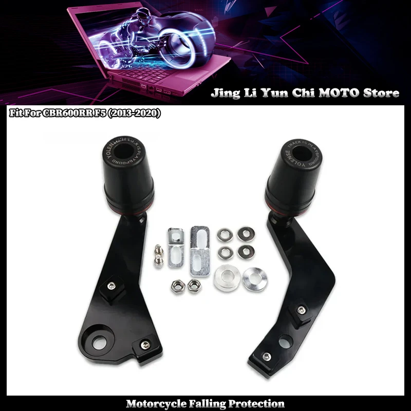 Motorcycle Falling Protection Frame Slider Fairing Guard Anti Crash Pad Protector Fit For HONDA CBR 600RR CBR600RR F5 2013-2020
Motorcycle Falling Protection Frame Slider Fairing Guard Anti Crash Pad Protector Fit For HONDA CBR 600RR CBR600RR F5 2013-2020