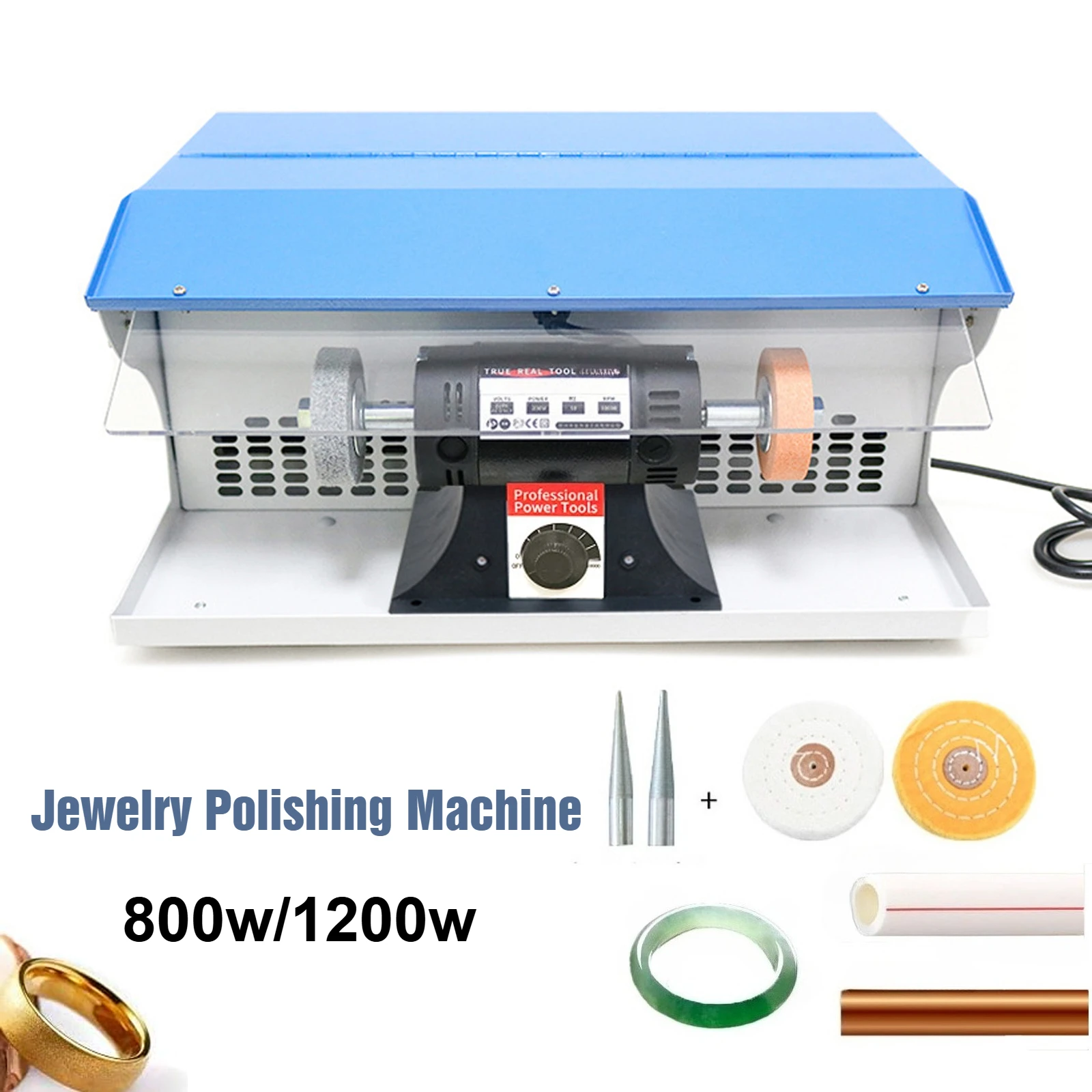 Полировальная машина для ювелирных изделий 1200 Вт, настольный полировальный станок с регулируемой скоростью, вытяжным вентилятором, рабочей подсветкой и цифровым дисплеем
Полировальная машина для ювелирных изделий 1200 Вт, настольный полировальный станок с регулируемой скоростью, вытяжным вентилятором, рабочей подсветкой и цифровым дисплеем