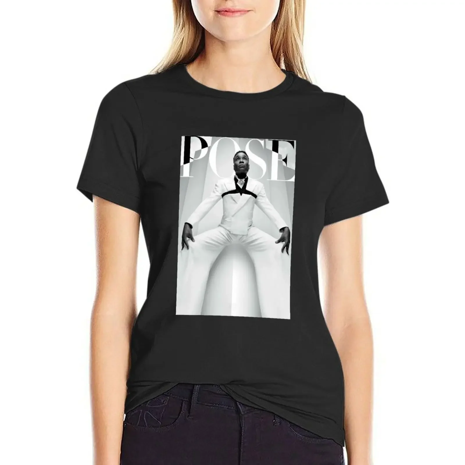 POSE Pray Tell Black and White - Live Work Pose TV Show T-Shirt lady clothes korean fashion kawaii clothes Woman clothes
POSE Pray Tell Black and White - Live Work Pose TV Show T-Shirt lady clothes korean fashion kawaii clothes Woman clothes