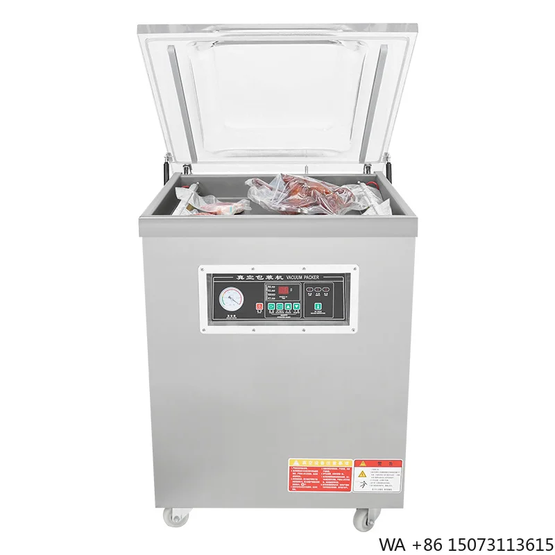 DZ600 Single Chamber Food Vacuum Sealer for Chicken Meat Vacuum Packaging in Pouch or Foil
DZ600 Single Chamber Food Vacuum Sealer for Chicken Meat Vacuum Packaging in Pouch or Foil