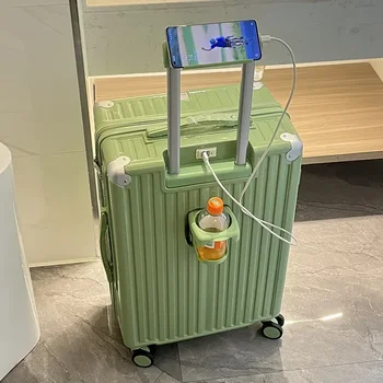 대용량 여행 가방, 범용 휠 암호 상자, 높은 미적 가치, 남녀공용 수하물, 20 인치, 24 인치