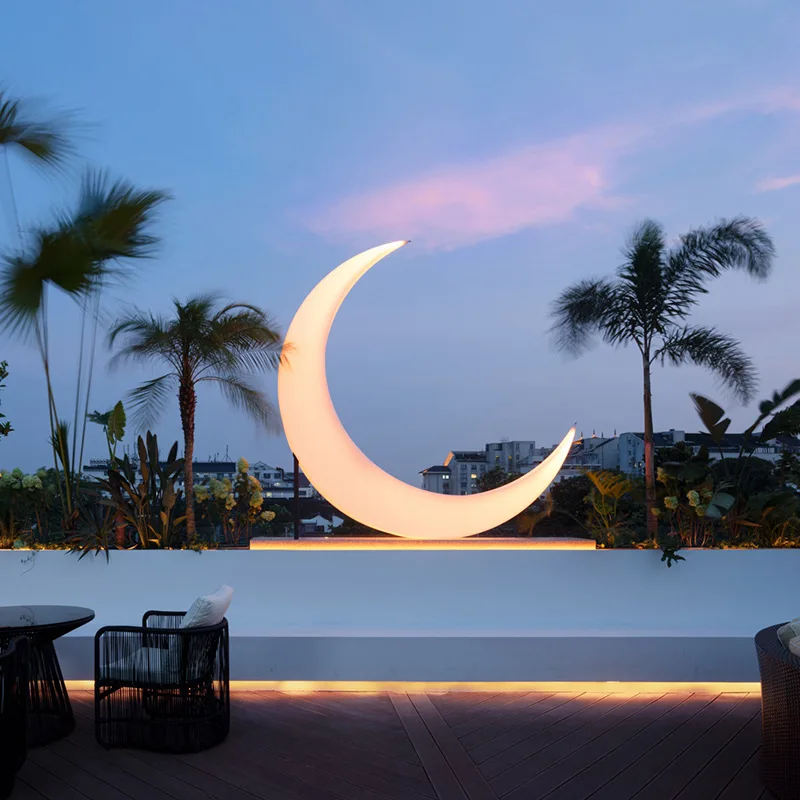 Moon lamp outdoor floor crescent moon lamp beautiful Chen props landscaping crescent moon outdoor courtyard garden landscape
Moon lamp outdoor floor crescent moon lamp beautiful Chen props landscaping crescent moon outdoor courtyard garden landscape