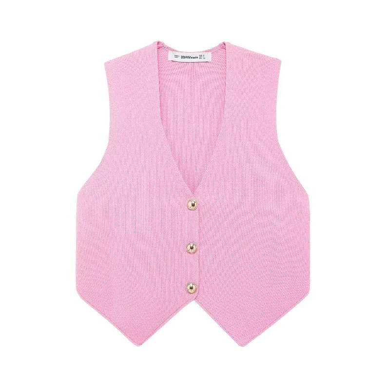 TRAF Top Women Spring Summer 2024 Tanks&Camis Cropped Vest Top Ladies Fashion Casual ELegant Sleeveless Pink Tank Vest Tops
TRAF Top Women Spring Summer 2024 Tanks&Camis Cropped Vest Top Ladies Fashion Casual ELegant Sleeveless Pink Tank Vest Tops