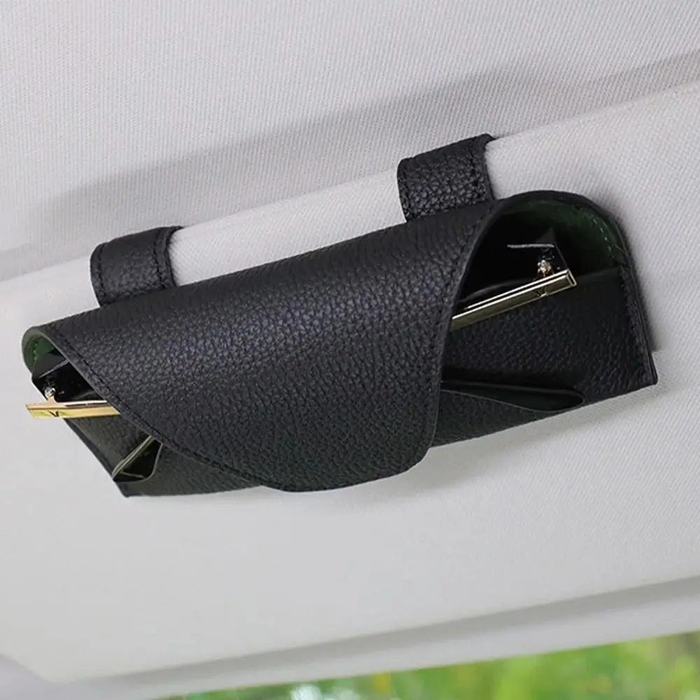 Universal Car Glasses Storage Case PU Leather Multi-Function Auto Sun Visor Sunglasses Holders Sun Visor Storage Bag Soft
Universal Car Glasses Storage Case PU Leather Multi-Function Auto Sun Visor Sunglasses Holders Sun Visor Storage Bag Soft