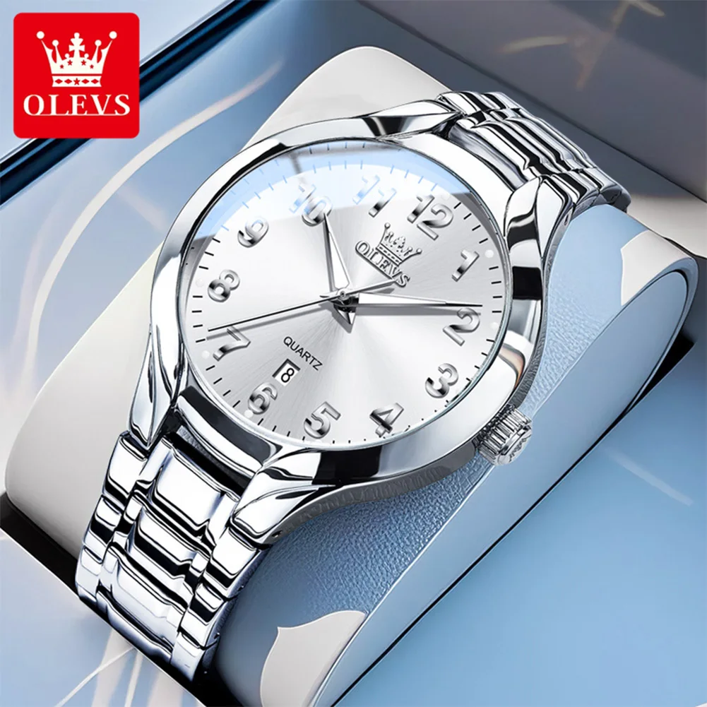 OELVS Men's Watches Top Brand Casual Original Wristwatch Waterproof Stainless Steel Scratch-Resistant Mirror Date Watch for Man
OELVS Men's Watches Top Brand Casual Original Wristwatch Waterproof Stainless Steel Scratch-Resistant Mirror Date Watch for Man