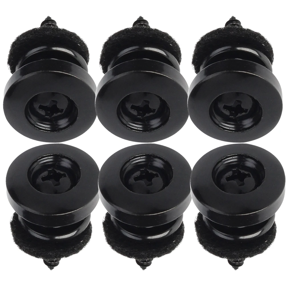 6 Pcs Electric Guitar Anti-slip Buckle Strap Button Locking Buttons Locks Holder Black Bottons
6 Pcs Electric Guitar Anti-slip Buckle Strap Button Locking Buttons Locks Holder Black Bottons