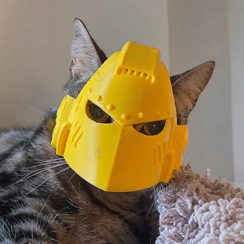 Cyberpunk Commander Cat Helmet, Fluorescent Yellow Mecha Design, Stylish Protective Pet Mecha Armor for Cats
Cyberpunk Commander Cat Helmet, Fluorescent Yellow Mecha Design, Stylish Protective Pet Mecha Armor for Cats