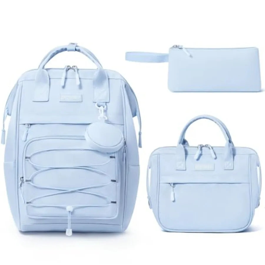 Backpack for School Girls 4 PCS Waterproof Backpacks with Lunch Box Pencil Case and Earphone Bag Lightweight School BookBag Set
Backpack for School Girls 4 PCS Waterproof Backpacks with Lunch Box Pencil Case and Earphone Bag Lightweight School BookBag Set