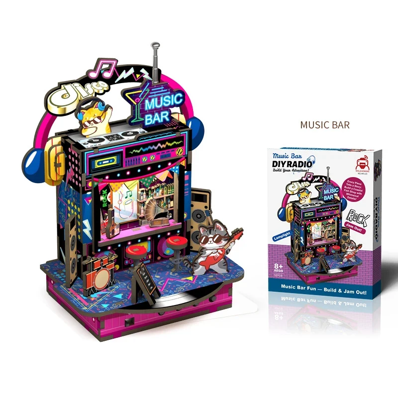 New Cute Bookstore Music Box Wooden Dollhouse Miniature with Furniture Kit DIY Assemble Toy for Child Adult Birthday Gift Casa
New Cute Bookstore Music Box Wooden Dollhouse Miniature with Furniture Kit DIY Assemble Toy for Child Adult Birthday Gift Casa