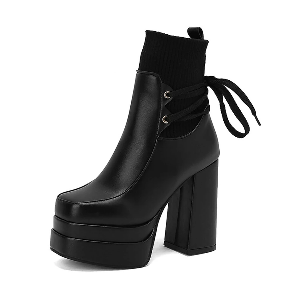 Botas De Mujer Spring Autumn Short Boots Womenthick High Heels Dress Round Head Goth Platform Shoes Plus Size 34-50 338-35
Botas De Mujer Spring Autumn Short Boots Womenthick High Heels Dress Round Head Goth Platform Shoes Plus Size 34-50 338-35