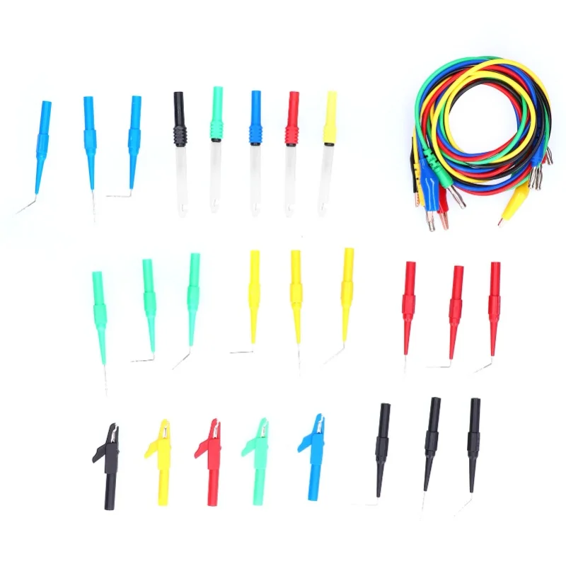 Banana Connector Test Cable To Crocodile Clip Plug Line Wire Set Kit With Back Probe
Banana Connector Test Cable To Crocodile Clip Plug Line Wire Set Kit With Back Probe