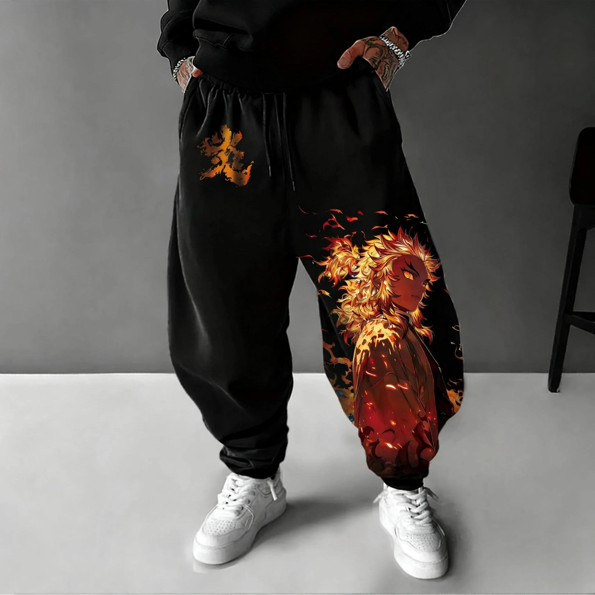 Demon Slayer Autumn/Winter New Cotton Pants Rengoku Kyoujurou Anime Printed Men's Loose Casual Fashion Hip Hop Plus Size Tights
Demon Slayer Autumn/Winter New Cotton Pants Rengoku Kyoujurou Anime Printed Men's Loose Casual Fashion Hip Hop Plus Size Tights