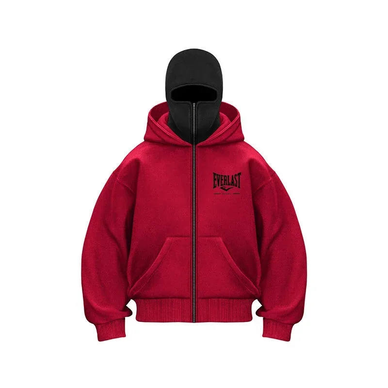 Men's masked warm windproof sweatshirt for autumn and winter 2025, men's solid-colored double-cap zippered sweatshirt
Men's masked warm windproof sweatshirt for autumn and winter 2025, men's solid-colored double-cap zippered sweatshirt