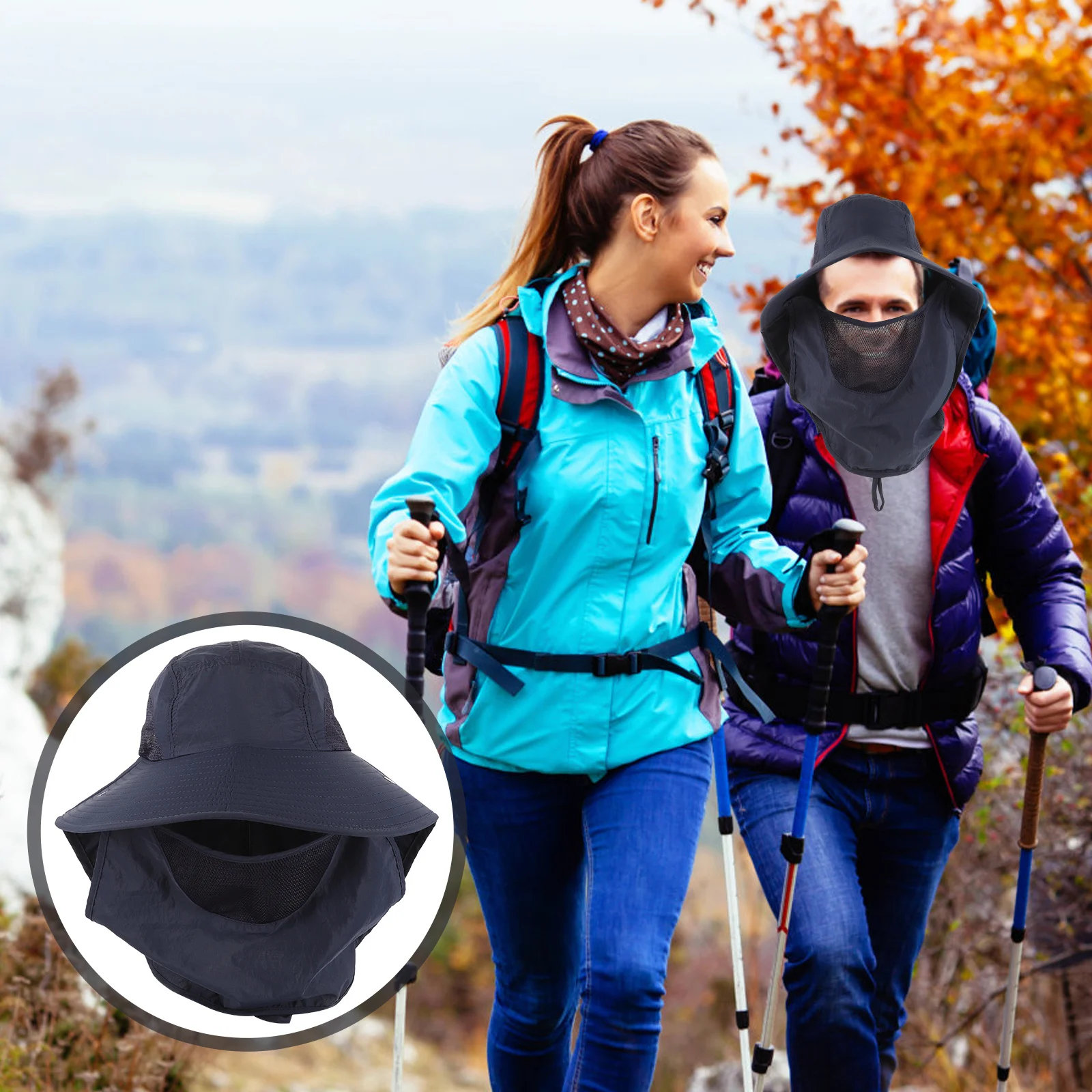 Sun Protection Hat with Neck Cover Lightweight Foldable Summer Sunshade for Men Women Hiking Climbing Backpacking Anti-Uv
Sun Protection Hat with Neck Cover Lightweight Foldable Summer Sunshade for Men Women Hiking Climbing Backpacking Anti-Uv