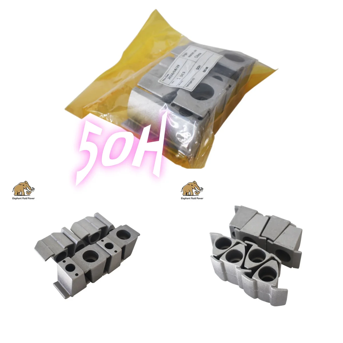 Factory direct sales Excavator Rubber Coupling Parts Aluminum block 50H for Construction for Equipment Repair
Factory direct sales Excavator Rubber Coupling Parts Aluminum block 50H for Construction for Equipment Repair