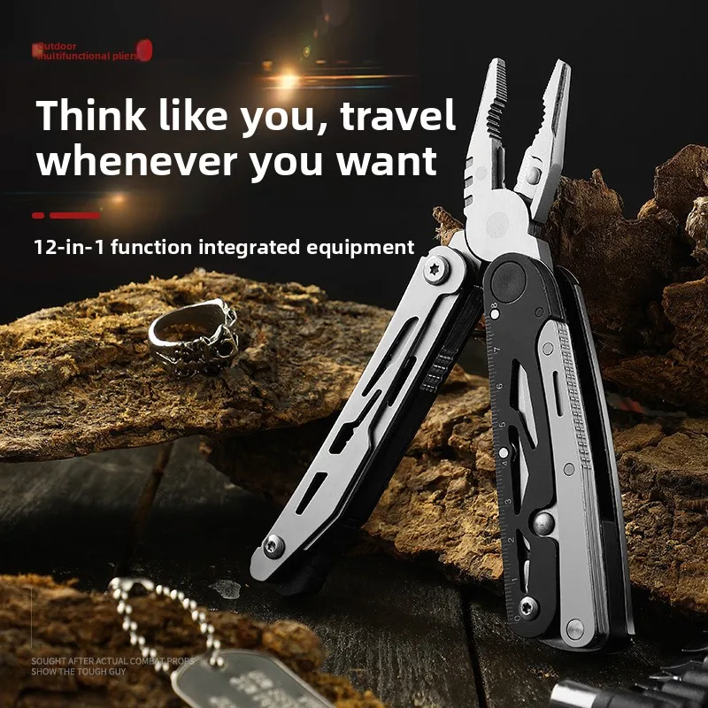 Stainless Steel Multi-tool Pliers, Folding Portable Combination Plier with Screwdriver Knife for Outdoor Camping Survival
Stainless Steel Multi-tool Pliers, Folding Portable Combination Plier with Screwdriver Knife for Outdoor Camping Survival