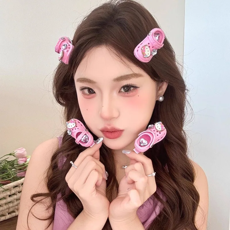 Kawaii Hello Kitty Sanrio Children Lovely Hairpin Students Funny Hair Decorations Christmas Birthday Present for Girls
Kawaii Hello Kitty Sanrio Children Lovely Hairpin Students Funny Hair Decorations Christmas Birthday Present for Girls