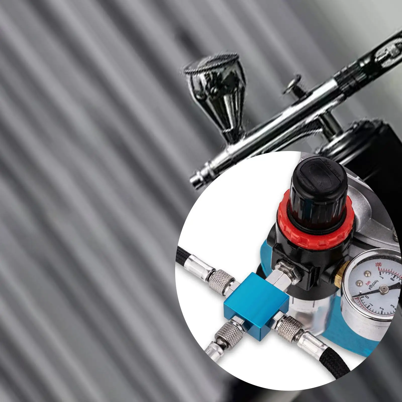 3 Way Brush Air Hose Splitter Compact Blue Leakproof Brush Hose Joint
3 Way Brush Air Hose Splitter Compact Blue Leakproof Brush Hose Joint