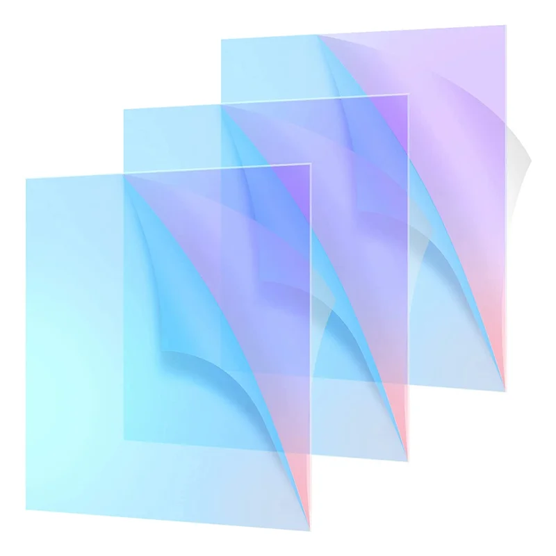 ABNC-Acrylic Colored Translucent Acrylic Iridescent Radiant Sheet Laser-Cutting Acrylic Board,8 x 12 Inch(3 Pack,2.6mm Thick)
ABNC-Acrylic Colored Translucent Acrylic Iridescent Radiant Sheet Laser-Cutting Acrylic Board,8 x 12 Inch(3 Pack,2.6mm Thick)