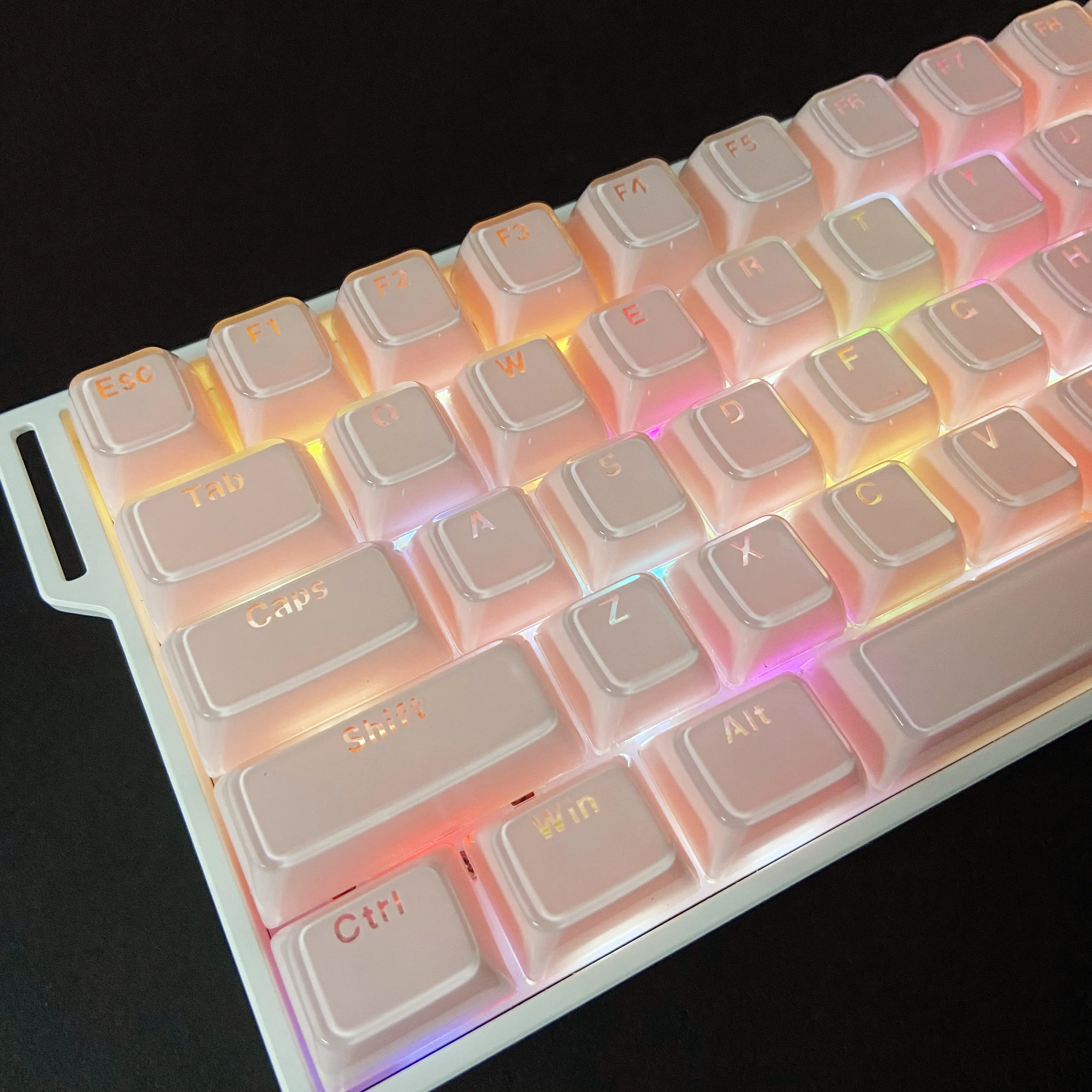 Желейные колпачки для клавиш, розовые OEM-клавишные колпачки для 60% 75% 87% 100% раскладка MX Switch Механическая клавиатура Верхняя подсветка Пользовательские колпачки для ПК 
Желейные колпачки для клавиш, розовые OEM-клавишные колпачки для 60% 75% 87% 100% раскладка MX Switch Механическая клавиатура Верхняя подсветка Пользовательские колпачки для ПК