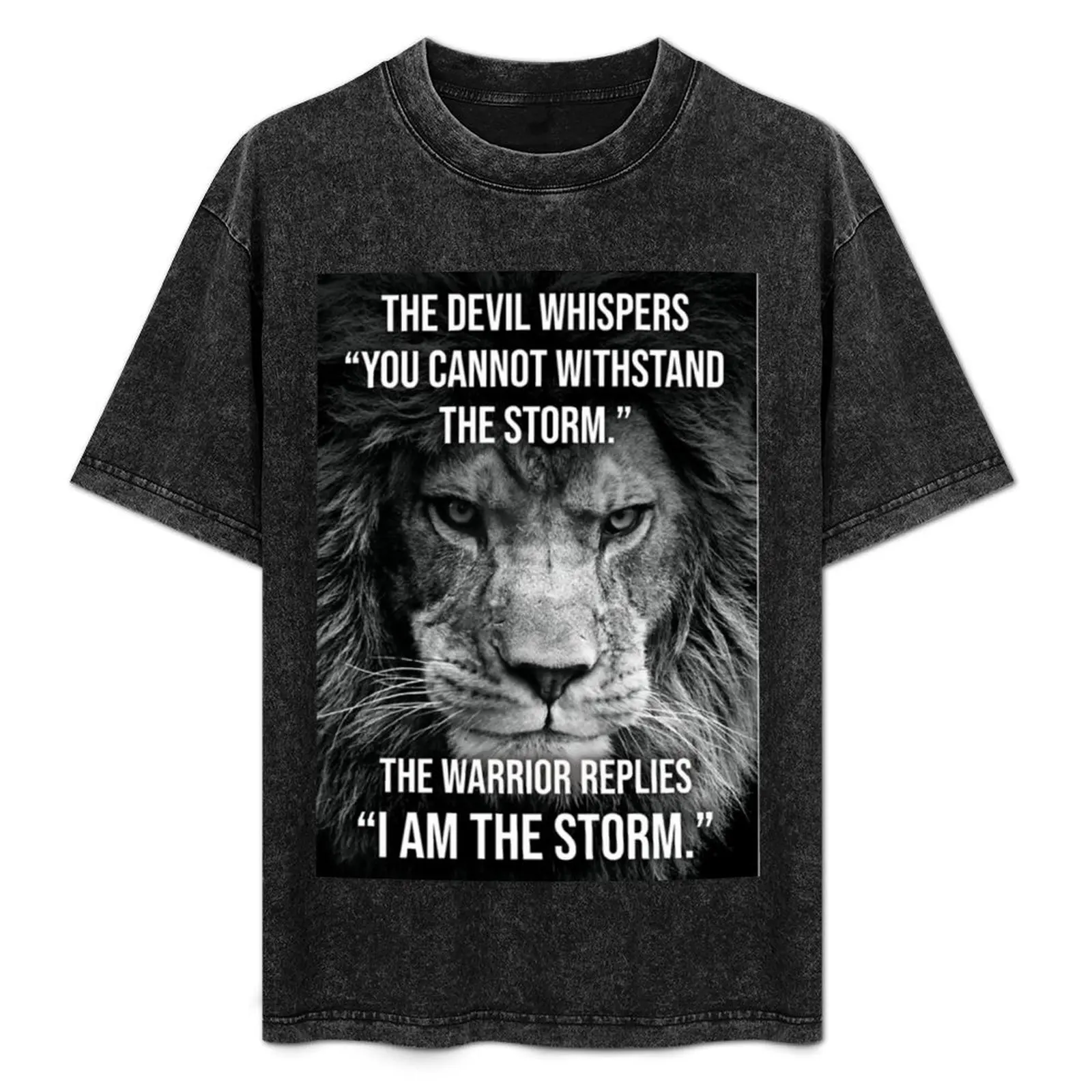 I AM The Storm, Lion, Warrior Poster T-Shirt Plus Size Summer Short Sleeve T-Shirt
I AM The Storm, Lion, Warrior Poster T-Shirt Plus Size Summer Short Sleeve T-Shirt