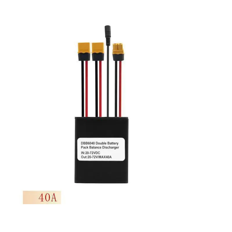 40A Dual Battery Discharge Converter Connection Adapter XT60 Plug 20V-72V e-Bike Modified Accessories With Charging
40A Dual Battery Discharge Converter Connection Adapter XT60 Plug 20V-72V e-Bike Modified Accessories With Charging