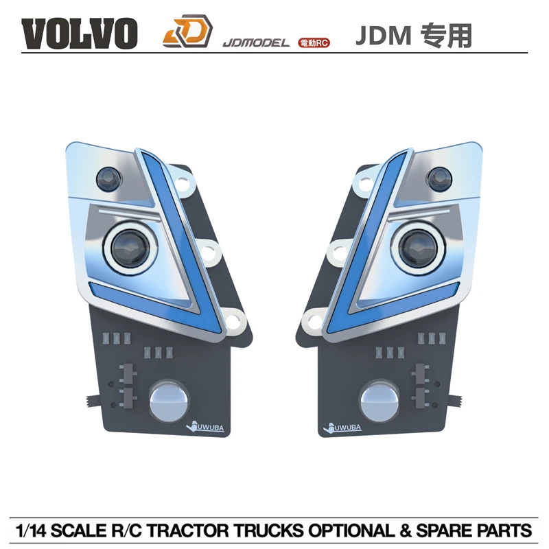 For 1/14 Tamiya RC TruckVolvo MAN LESU DIY PartQuiet Volvo Car Shell JDM-110 Car Shell SpecialSpecialized headlight module
For 1/14 Tamiya RC TruckVolvo MAN LESU DIY PartQuiet Volvo Car Shell JDM-110 Car Shell SpecialSpecialized headlight module