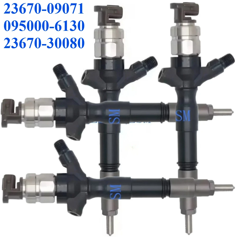 4Pcs/Lot 23670-09071 Diesel Injector For Toyota Hilux 2.5L 2KD-FTV 095000-6130 23670-30080 Fuel Injector Set Flow Matched Nozzle
4Pcs/Lot 23670-09071 Diesel Injector For Toyota Hilux 2.5L 2KD-FTV 095000-6130 23670-30080 Fuel Injector Set Flow Matched Nozzle