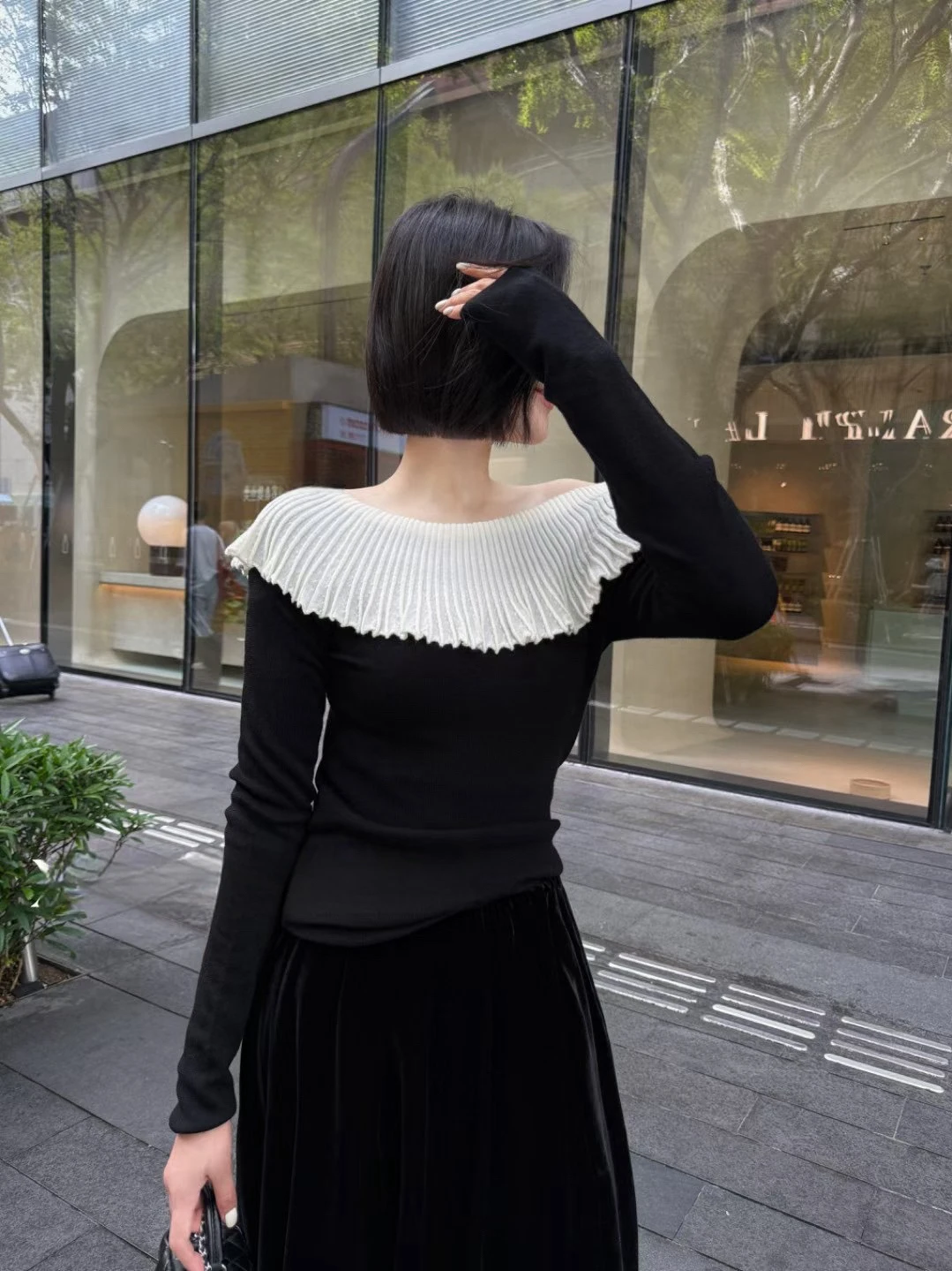 Ele Long Sve Knitted Top Women's Slim Fit oulder Bows Design Autumn New Sle Faionable Casual Wear for Various Oc...
Ele Long Sve Knitted Top Women's Slim Fit oulder Bows Design Autumn New Sle Faionable Casual Wear for Various Oc...