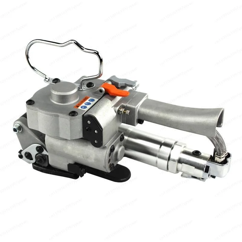 Pneumatic packing tool for 12-19mm PET/PP tapes, portable
Pneumatic packing tool for 12-19mm PET/PP tapes, portable