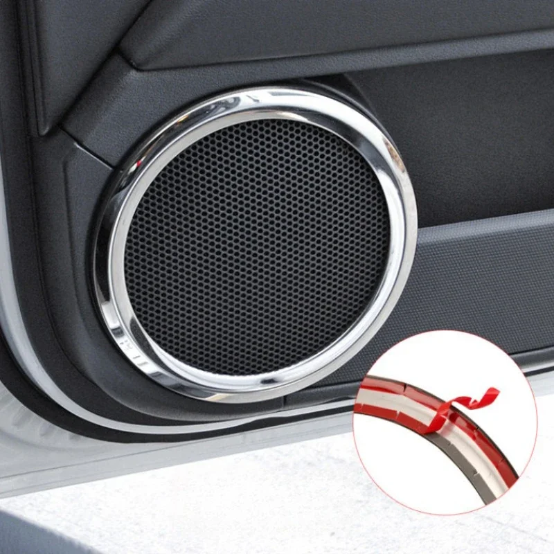 For Jeep Compass/Patriot 2011-2016: 4-Piece Door Speaker Trim Ring - 3M Adhesive No Tools & OEM Fit
For Jeep Compass/Patriot 2011-2016: 4-Piece Door Speaker Trim Ring - 3M Adhesive No Tools & OEM Fit