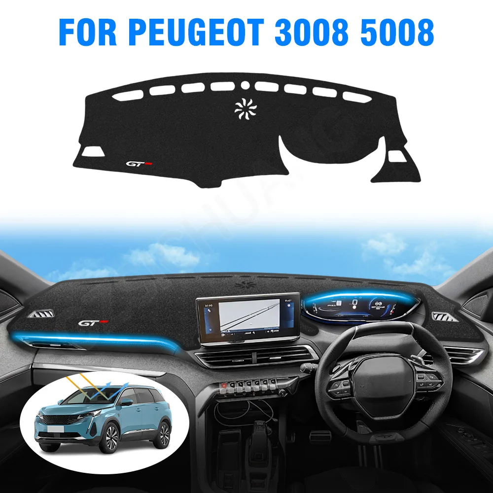 Car Dashboard Cover Insulation Pad For Peugeot 3008 5008 GT Hybrid 2016- 2023 Car Dashboard Special UV Resistant Sunshade Pad
Car Dashboard Cover Insulation Pad For Peugeot 3008 5008 GT Hybrid 2016- 2023 Car Dashboard Special UV Resistant Sunshade Pad