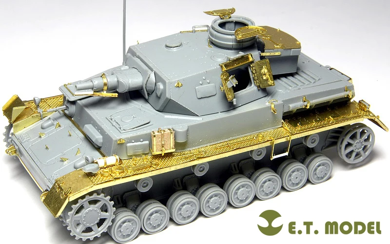 ET модель E72-007 немецкий Pz Второй мировой войны. Kpfw.IV Ausf. F1 детали с фото-гравировкой для DRAGON 7321 (без бака)
ET модель E72-007 немецкий Pz Второй мировой войны. Kpfw.IV Ausf. F1 детали с фото-гравировкой для DRAGON 7321 (без бака)