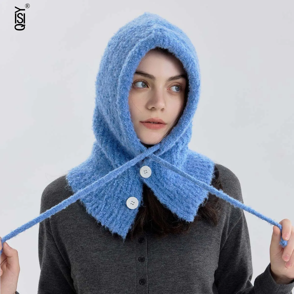 A New Style of Balacrafa Hat and Neck One-piece Woolen Knitted Warm Winter Cap for Women
A New Style of Balacrafa Hat and Neck One-piece Woolen Knitted Warm Winter Cap for Women