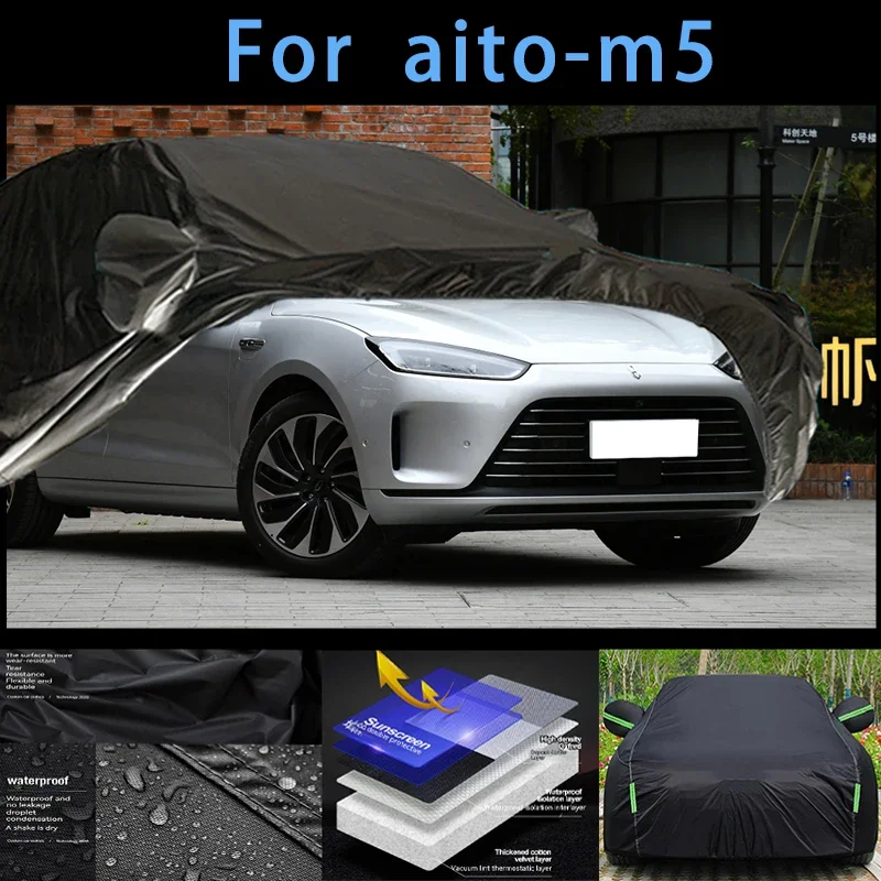 For aion-m5 Outdoor Protection Full Car Covers Snow Cover Sunshade Waterproof Dustproof Exterior Car accessories
For aion-m5 Outdoor Protection Full Car Covers Snow Cover Sunshade Waterproof Dustproof Exterior Car accessories