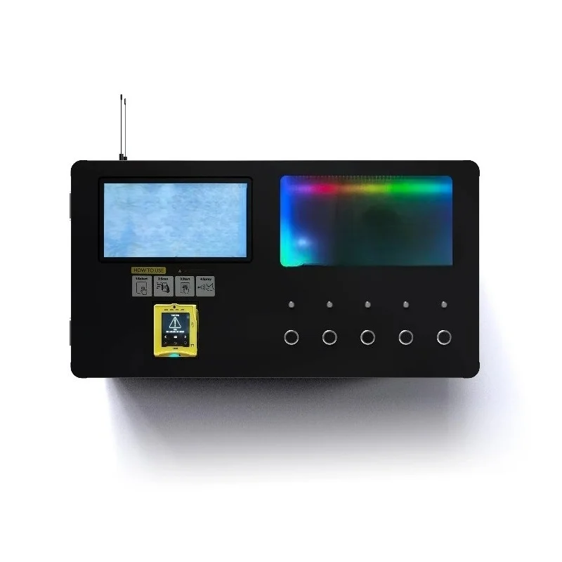 The latest model wall-mounted perfume spray vending machine
The latest model wall-mounted perfume spray vending machine