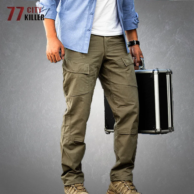 Tactical Army Pants Men Military SWAT Combat Lightweight Wear-resistant Trousers Male Multi-Pockets Waterproof Mens Cargo Pants
Tactical Army Pants Men Military SWAT Combat Lightweight Wear-resistant Trousers Male Multi-Pockets Waterproof Mens Cargo Pants