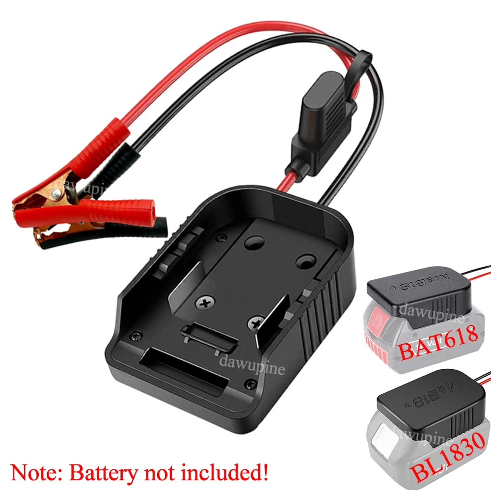Power Tools Parts Car Emergency Power DIY Adapter 30A Fuse Igniter Jump Starter for Makita for Bosch 14.4V 18V Lithium Battery
Power Tools Parts Car Emergency Power DIY Adapter 30A Fuse Igniter Jump Starter for Makita for Bosch 14.4V 18V Lithium Battery
