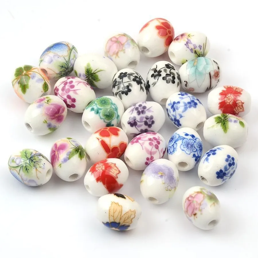 30 PCS Colorful Oval Ceramic Beads Decal Large Hole Beads Ceramic Handmade DIY Accessories Ethnic Style Chinese Style
30 PCS Colorful Oval Ceramic Beads Decal Large Hole Beads Ceramic Handmade DIY Accessories Ethnic Style Chinese Style